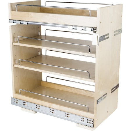 Hardware Resources 11" "No Wiggle" Base Cabinet Soft-close Pullout, Pre-Assembled BPO2-11SC